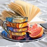 Caneca Única Feita à Mão 3D Felicidade para Amantes da Leitura