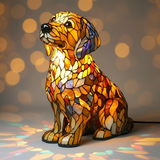 "Buddy" – Um labrador golden com um brilho espirituoso