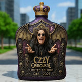 Garrafa de Whisky - Edição Limitada com Relevo de Ozzy Osbourne