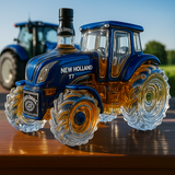 New Holland T7 -trattorin muotoinen klassinen viskipullo
