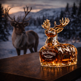 Jack Daniel's Whiskey Bottle - Special Snowman Edition