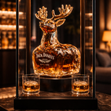 Jack Daniel's Whiskey Bottle - Special Snowman Edition