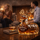 Jack Daniel's Whiskey Bottle - Special Snowman Edition