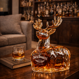 Jack Daniel's Whiskey Bottle - Special Snowman Edition