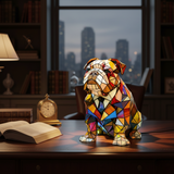 O encanto de um bulldog elegante